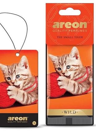 Освіжувач сухий лист - "areon" - wild - small tiger (маленький тигр) 10шт/уп