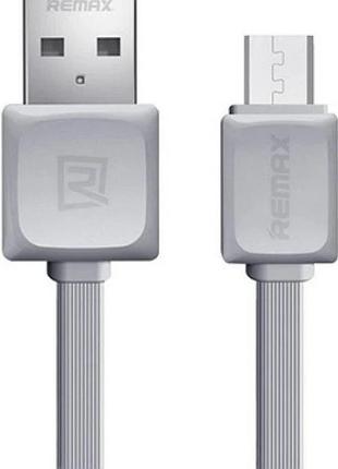 Кабель синхронизации remax rc-008m fast data micro-usb 1m серый grey