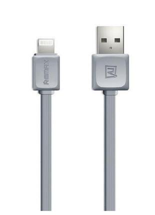 Кабель remax lightning fast data rc-008i 1м 2.1a grey