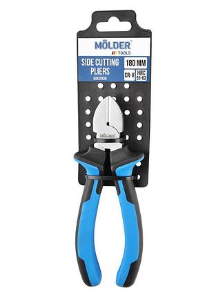Бокорізи 180мм/7" "molder" (mt40518) cr-v hrc 55-62 сатинове покриття двокомпонентна ручка