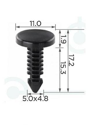 Кліпси c0423 ущільнювача дверей gm 20413107 ford 388246s amc 4006516 (уп. 100шт.)