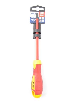 Викрутка - шліцьова діелектрична 6,5*150 vde 1000b "molder" (мт35006) (12шт/уп)