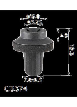 Кліпси c3374 кріплення дверей mercedes (a0009983685) ( уп. 100 шт.)