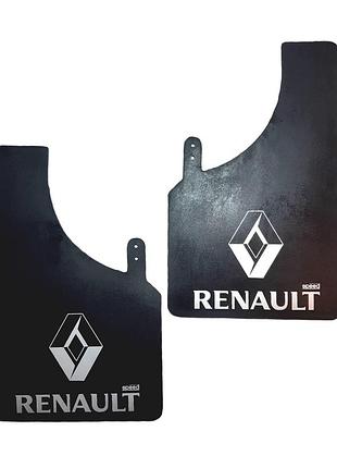 Бризковики "renault" великі логотип + напис 440x280 "speed master" (2шт)