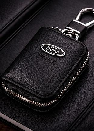 Чохол для ключів з карабіном ford (шкіра)