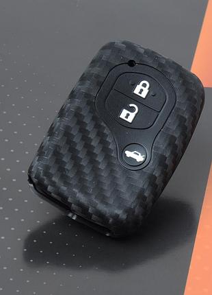 Чохол на пульт сигналізації силіконовий toyota hnd carbon 907 (4042)