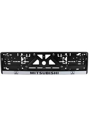 Рамка номера mitsubishi "книжка" із сірою смугою