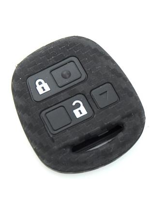 Чохол на пульт сигналізації силіконовий toyota zb 3 carbon 1007 (3885)