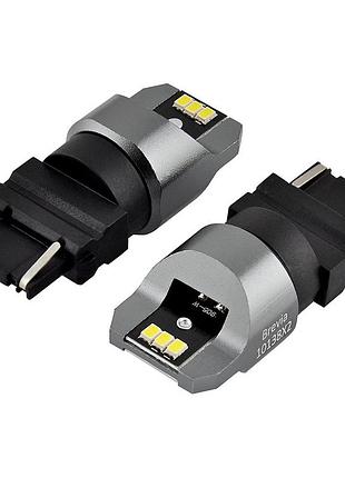 Світлодіод 12/24v p27(3156) білий p27w 6x3020smd 330lm 6000k "brevia" canbus №10138 (2шт)