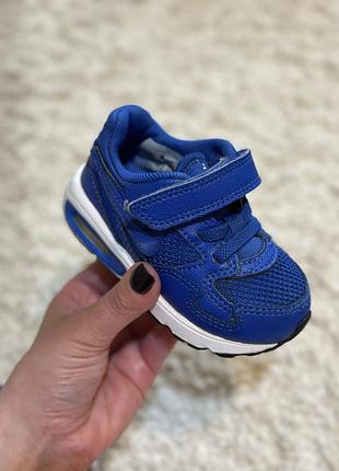 Дитячі оригінальні кросівки nike air max 21 розмір (12.5см устілка) б/в на липучці сітка