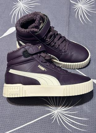 Дитячі кросівки, хайтопи puma carina 2.0 mid wtr ps
