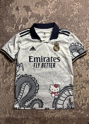 Футболка футбольна real madrid hello kitty s розмір