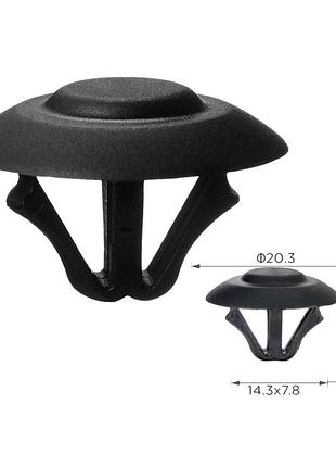 Кліпси c0964 кріплення ошивки/теплошумоізоляція капота mercedes a0019880325 (уп.100шт)
