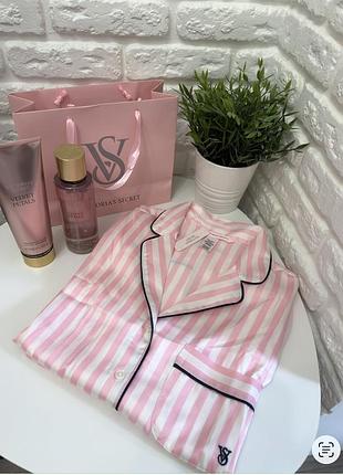 Victoria’s secret сатинова піжама xs