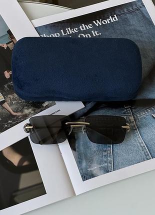 Очки гуччи gg1703s 006 black/silver 55/17/140