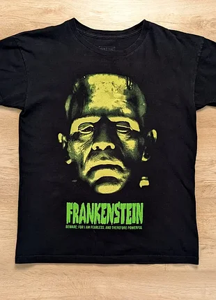Футболка universal monsters frankenstein черная горор оригинал