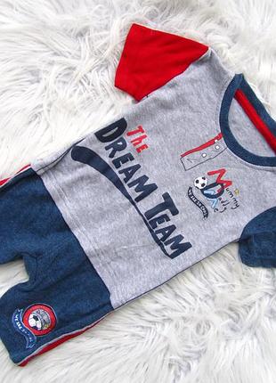 Футболка шорти пісочник ромпер george футболіст