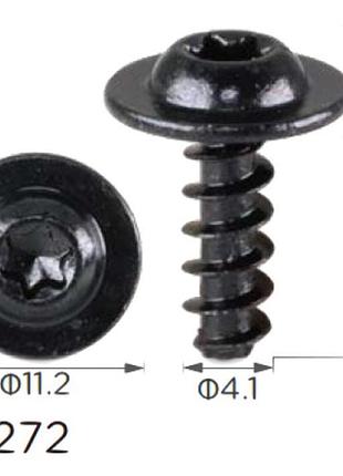 Саморіз h2272 з шайбою volkswagen, audi, seat, skoda (n90918701, 18615)( уп. 100 шт.)