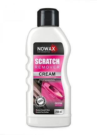 Засіб від подряпин кузова крем 250ml білий "nowax" nx25249 scratch rem/посилює колір/абразив