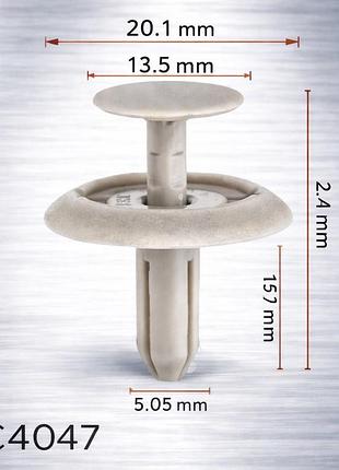 Кліпси c4047 обшивки потолка toyota (9046705168b0) (уп.100шт)