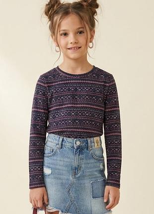 Кофта на 4-6 лет 110-116 см реглан лонгслив