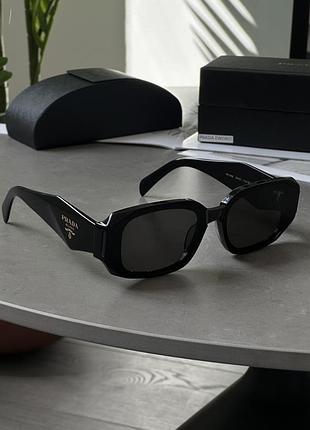 Очки prada black/black pr160s 52/21/145