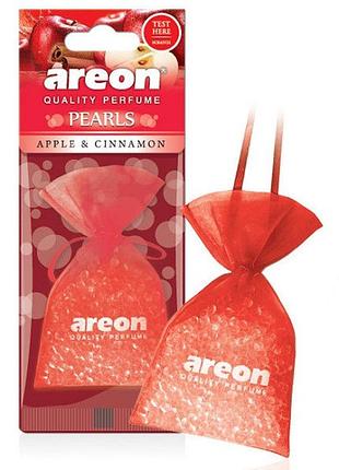 Освіжувач силіконові гранули 25gr - "areon" - pearls - apple&cinnamon (яблуко-кориця) (12шт/уп)