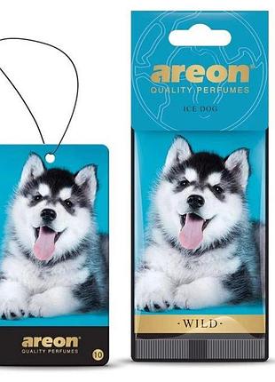 Освіжувач сухий лист - "areon" - wild - ice dog (крижаний пес) 10шт/уп