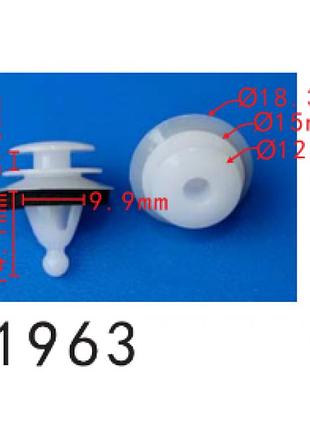 Кліпси c1963 карти дверей/молдинги hyundai,kia,chrysler,mitsubishi(92552-36000, 9255236000)( уп. 100