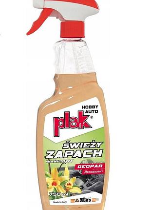 Освіжувач тригер 750ml - "plak" - нейтралізатор запаху - deopar - ваніль (viniglia)