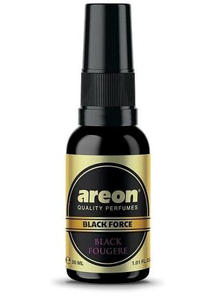 Освіжувач спрей 30ml - "areon"- perfume premium - black force - black fougere (чорний фужер) скло1:2