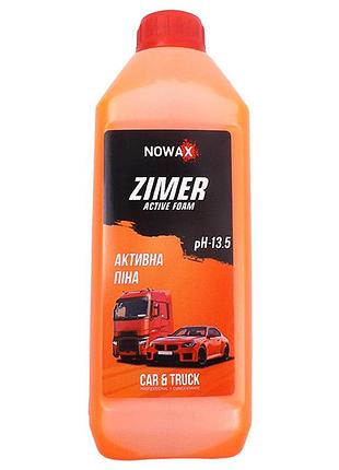 Активна піна 1l "nowax" nx01139 для б/к мийки zimer active foam концентрат 1:3 (9шт./уп.)
