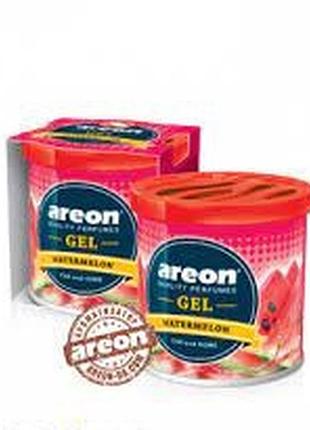 Освіжувач гель консерва 80gr - "areon" - gel - watermelon (кавун) (12шт)
