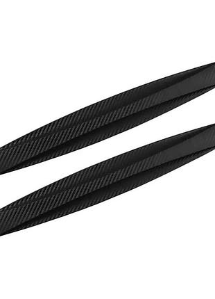 Молдинг бампера 40cm x 5.5cm чорний carbon xb-269 (2шт)