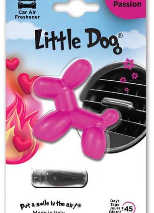 Освіжувач на обдув "little dog" пристрасть (passion pink) ed0303