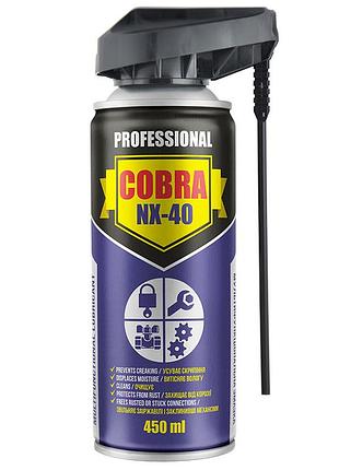 Мастило багатоцільове спрей 450ml "cobra" nx-40 "professional" з аплікатором -nowax nx45600