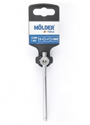 Вороток 1/4 т-подібний 110мм "molder" (мт65110) (10шт/уп)