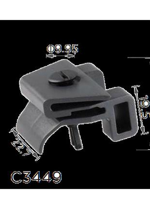 Скоби c3449 підкрилок toyota скоба із закруткой ( уп. 100 шт.)