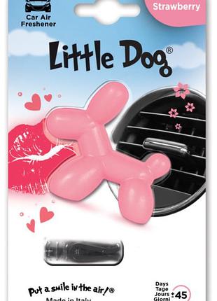 Освіжувач на обдув "little dog" полуниця (strawberry rose) ed1111