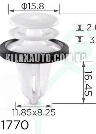 Кліпси c1770 обшивки салону ford tesla w713297s300 (уп.100шт)