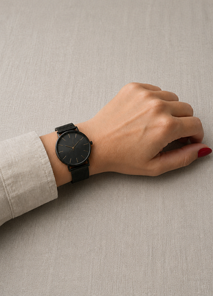 Женские наручные часы classic minimalist, черный
