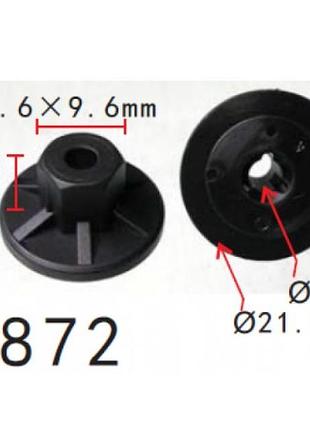 Гайки c1872 vw, audi, seat, skoda, porsche (n90757901, n-907-579-01, 20029) ( уп. 100 шт.)