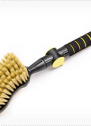 Щітка для миття з короткою ручкою nt premium (без гуми+кранік) / tp 090394