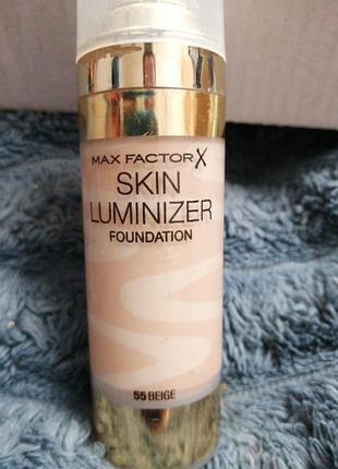 Тональная основа max factor skin luminizer 55 beige