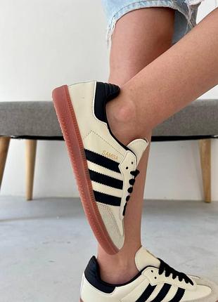Кросівки жіночі adidas samba beige