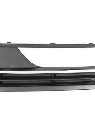 Решетка бампера volkswagen passat b7 2011-2015, левая, с хром молдингом, avtm, 3aa8546619b9, 7423 913