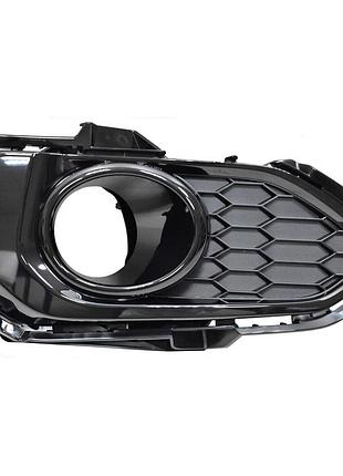Решетка бампера infiniti jx/qx60 2016-2021, левая, черная, avtm, 622579nc2a, 183320913