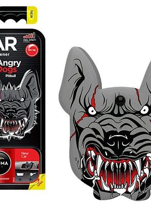 Освіжувач полімер на обдув - "aroma" - angry dogs - new car (нова машина) 83184