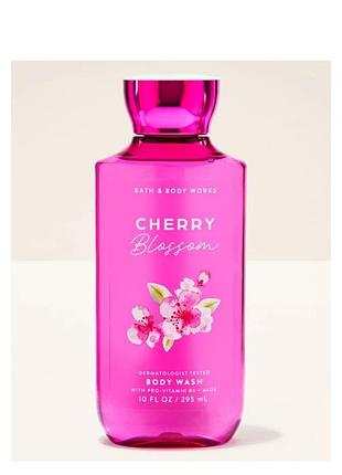 Женский гель для душа bath and body works cherry blossom