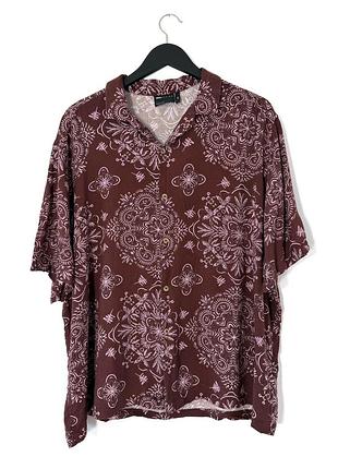 Сорочка з віскози та коротким рукавом asos